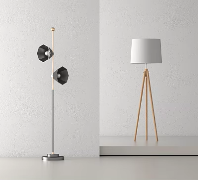 Modern floor lamp 3d model