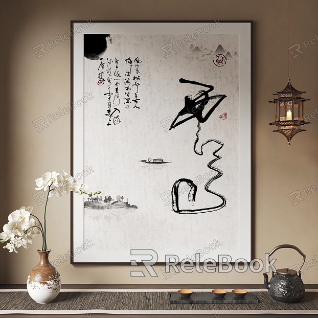 New Chinese Hanging Paintings Chinese Hanging Paintings model