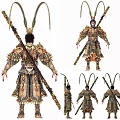 Black Myth Monkey King Armor 3d model