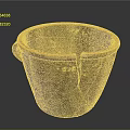Vintage Cracked Terracotta Pot As Rustic Garden Ornament With Charm