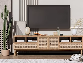 Silent TV Cabinet 3d model
