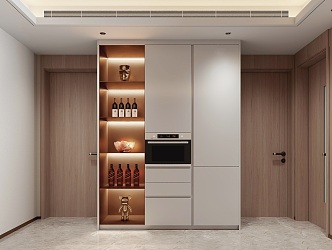 Wine Cabinet Sideboard Cabinet Disinfection Cabinet 3d model