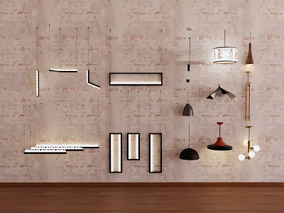 Modern Chandelier Combination Bedside Chandelier Bedside Chandelier Office Company Chandelier Spherical Chandelier Chinese Chandelier Light Luxury Chandelier 3d model