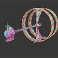 modern aircraft carrier ship 3d model