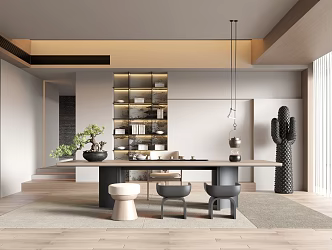 Modern Tea Room 3d model