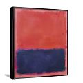 Modern abstract painting simple red study abstract decorative painting 3d model