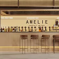 Amelie Cafe Interior Featuring Bar Counter Stools Craft Wine And Takeaway Drinks