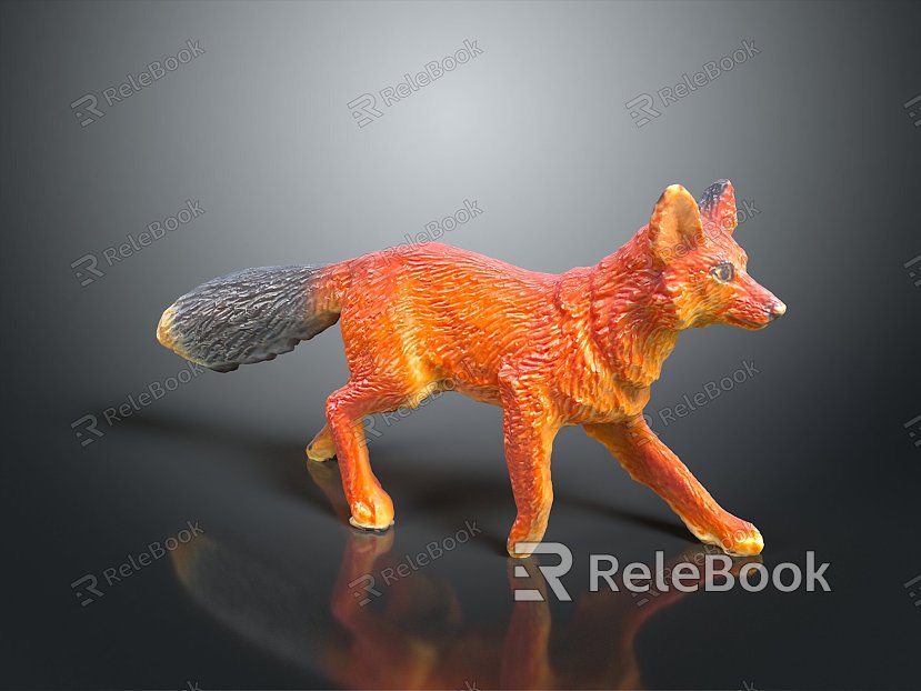 Fox Cartoon Fox Small Fox Cartoon Characters Cartoon Animals Cartoon Small Animals Game Characters model