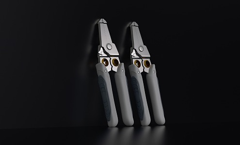 pliers vice hardware tools 3d model