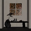The Quiet Middle Ancient View Case 3d model