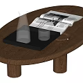 Coffee table log coffee table 3d model