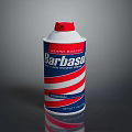 Barbasol Premium Shaving Cream With Red White Blue Stripes And Red Cap