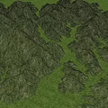 Lush Green Mountain Landscape With Rolling Grassland And Natural Scenery