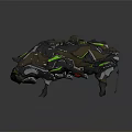 Modern robot machine pig mechanical pig mechanical monster 3d model