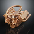 Modern Engine Turbine 3d model