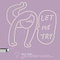 Cat Neon Light Fixture With LET ME TRY Text For Home Decor And Creative Lighting