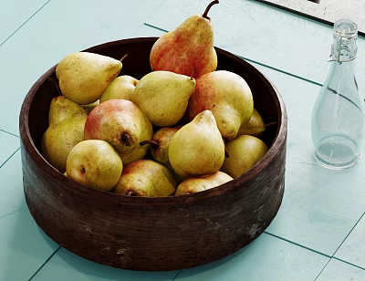 Modern fruit plate 3d model