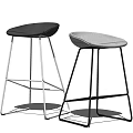 Modern Bar Chair Bar Chair Combination 3d model