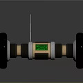 Kids Electronic Dumbbell Toy With Green Display Screen And Antenna