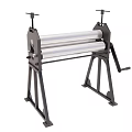 Heavy Duty Metal Sheet Bending Machine With Manual Handle And Steel Rollers