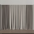 Neutral Layered Curtains With Sheer White Panels For Modern Room Window Scenic View
