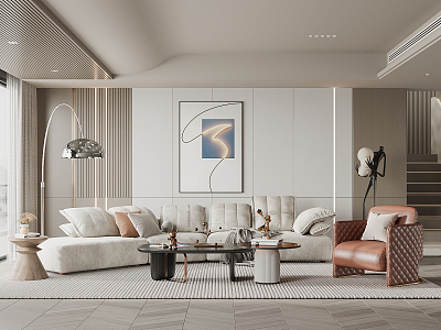 modern living room model