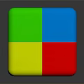 Vibrant Colored Rubik's Cube With Red Green Blue Yellow Faces