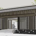 Modern Gate 3d model