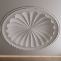 French European-style Ceiling French-style Arched Round Ceiling Special-shaped Ceiling 3d model