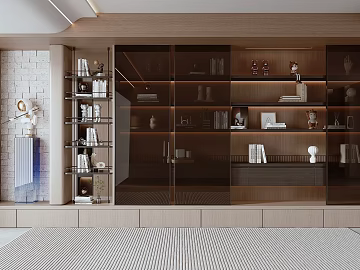 Modern bookcase (ID:ggafg61327)
