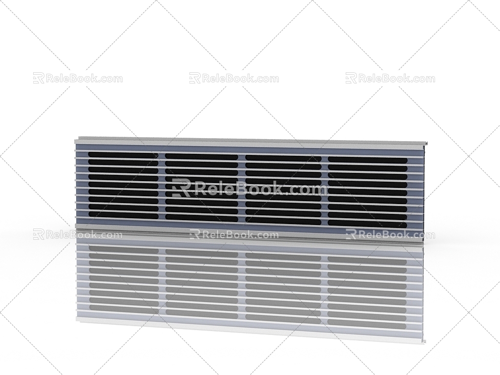 Modern air conditioning outlet 3d model