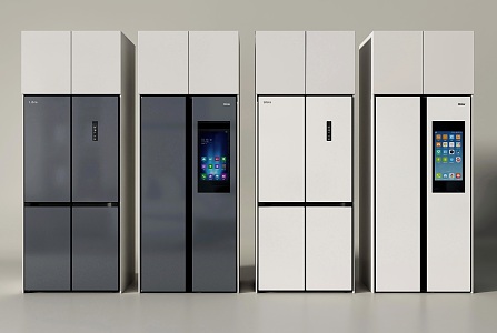 Refrigerator Double Door Refrigerator Double Door Refrigerator Cross Door Refrigerator Smart Refrigerator 3d model