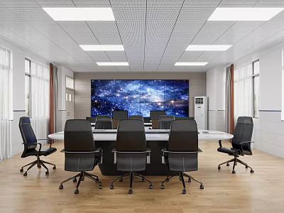 Modern Conference Room 3d model