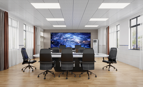 Modern Conference Room 3d model