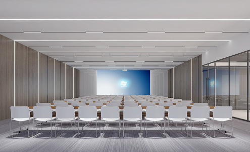 Modern Conference Hall Report Hall 3d model