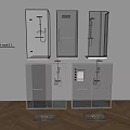 Modern Shower Head Systems Featuring Various Designs And Functions For Bathroom