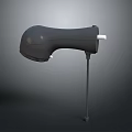 Black Handheld Electric Appliance With Ergonomic Handle And Modern Design For Daily Use
