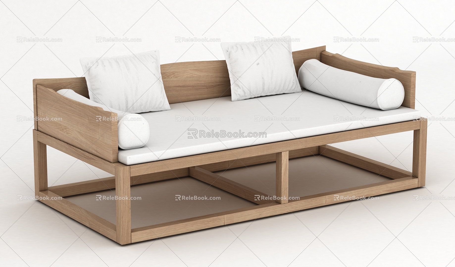 Nordic Lohan Bed 3d model