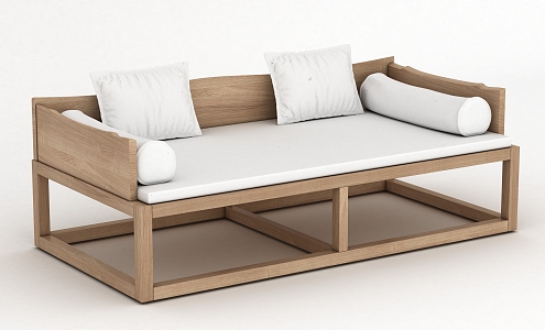 Nordic Lohan Bed 3d model