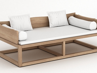 Nordic Lohan Bed 3d model