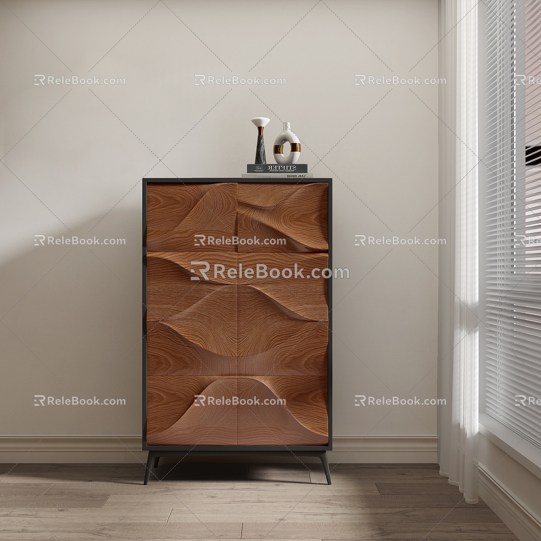 Modern Duan View Cabinet 3d model