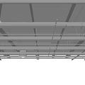 Modern Industrial Ceiling Pipes Arrangement With Black And White Installation Design