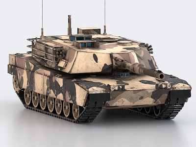 M1 Main Battle Tank Abrams American Tank 3d model