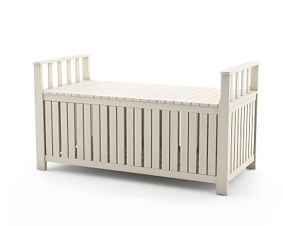 Classic White Wooden Baby Crib With Simple Design And Safe Railings 3d model