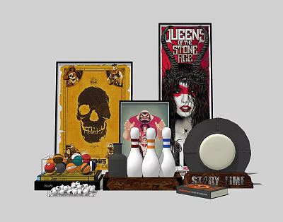 Ornaments combination 3d model