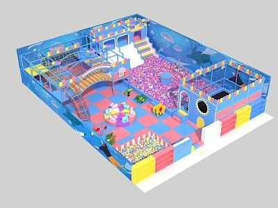 Modern Naughty Castle Bouncy Castle Naughty Castle 3d model