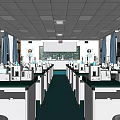 Modern Laboratory School Experimental Classroom Laboratory Physics Laboratory Tables and Chairs Chemical Instruments 3d model
