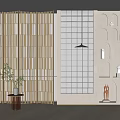 Decorative cabinet partition 3d model