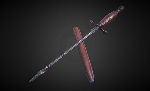 Age Antique bayonet 3d model