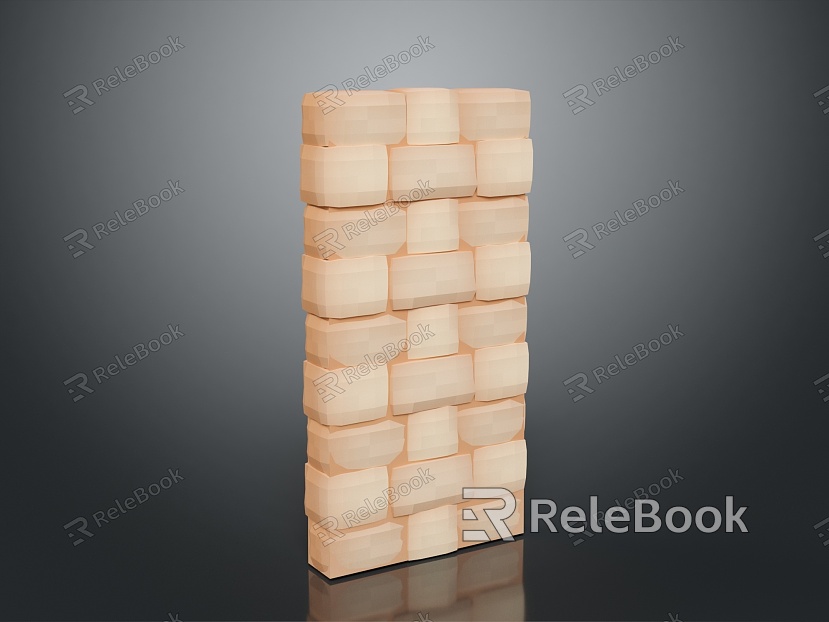 Wall brick wall red brick red brick wall old brick wall old wall outdoor articles realistic model